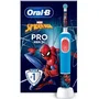 Oral-B Pro Kids 3 Spiderman Cepillo Dental Eléctrico Infantil con 1 Recambio